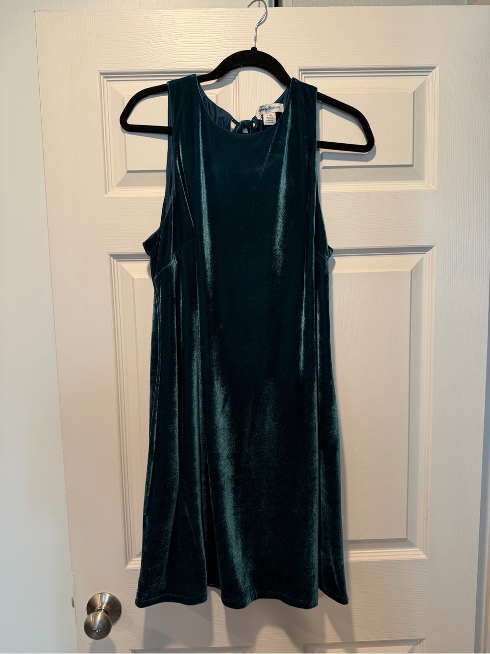 Tommy Bahama Velvet Sleeveless Mini Dress - Teal